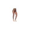 2 en 1 Top ou pantalon en résille noire 